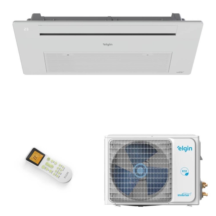 Ar Condicionado Split Cassete 1 Via Elgin One Air 12000 BTUs